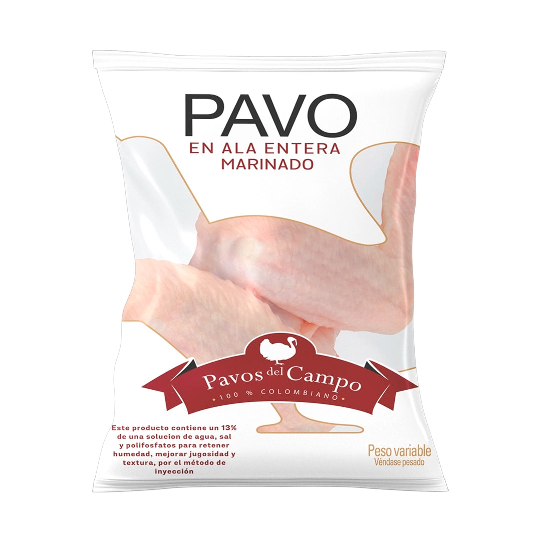 Ala Entera de Pavo Pavos del Campo