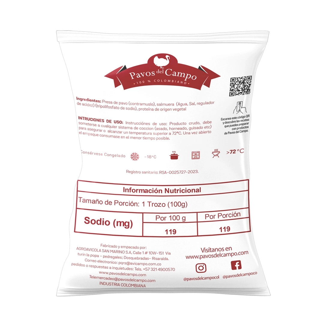 Contramuslo de Pavo Pavos del Campo