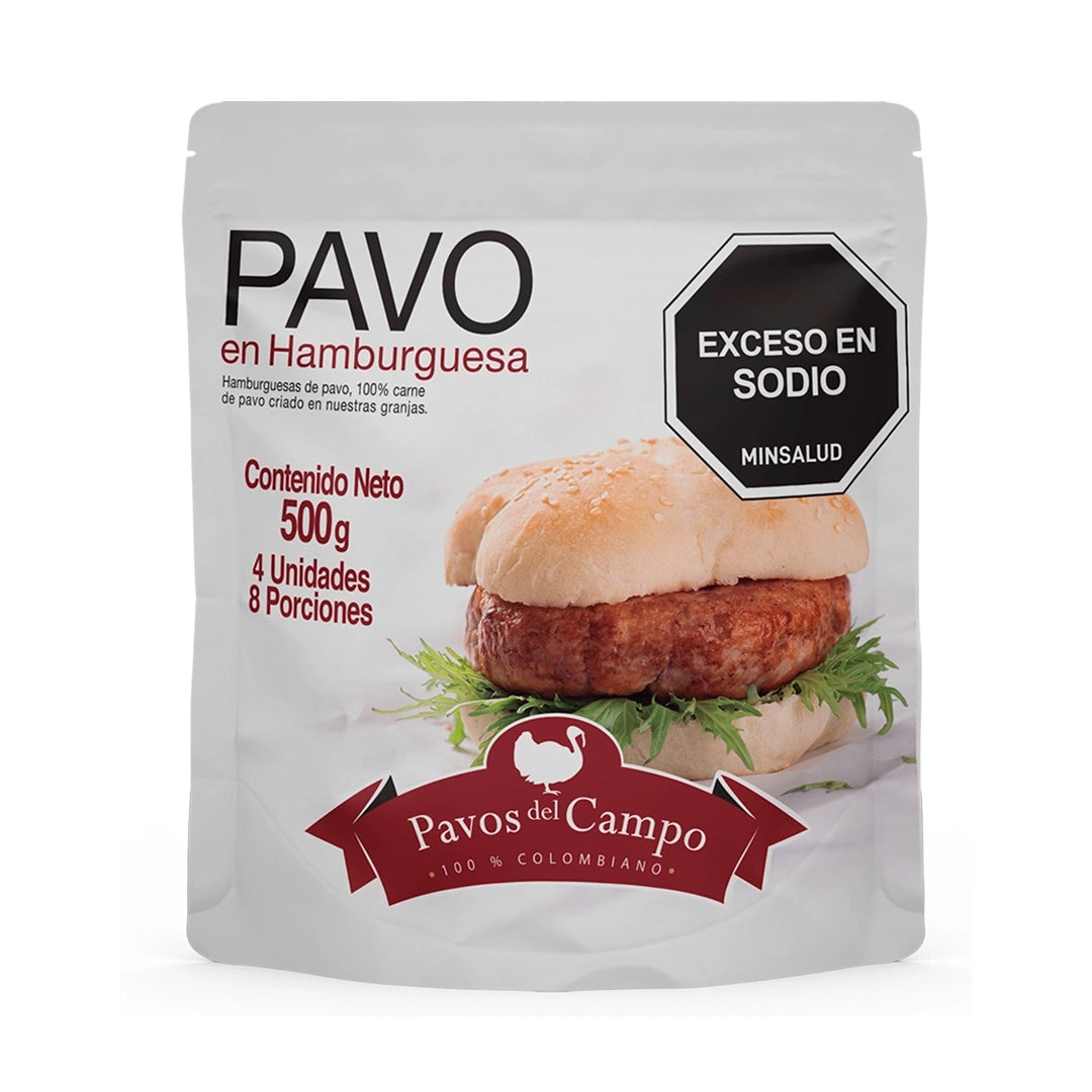 Hamburguesas de Pavo Pavos del Campo