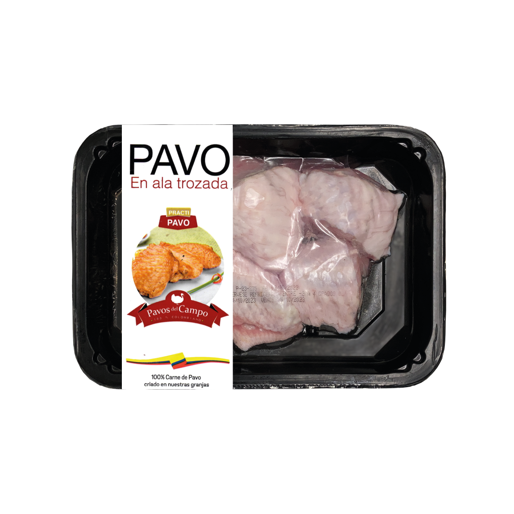 Ala Trozada de Pavo Pavos del Campo