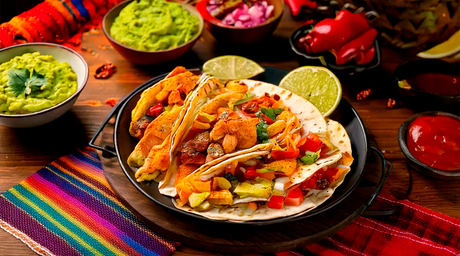 Fajitas de Julianas de Pavo (Cocción en Plancha)
