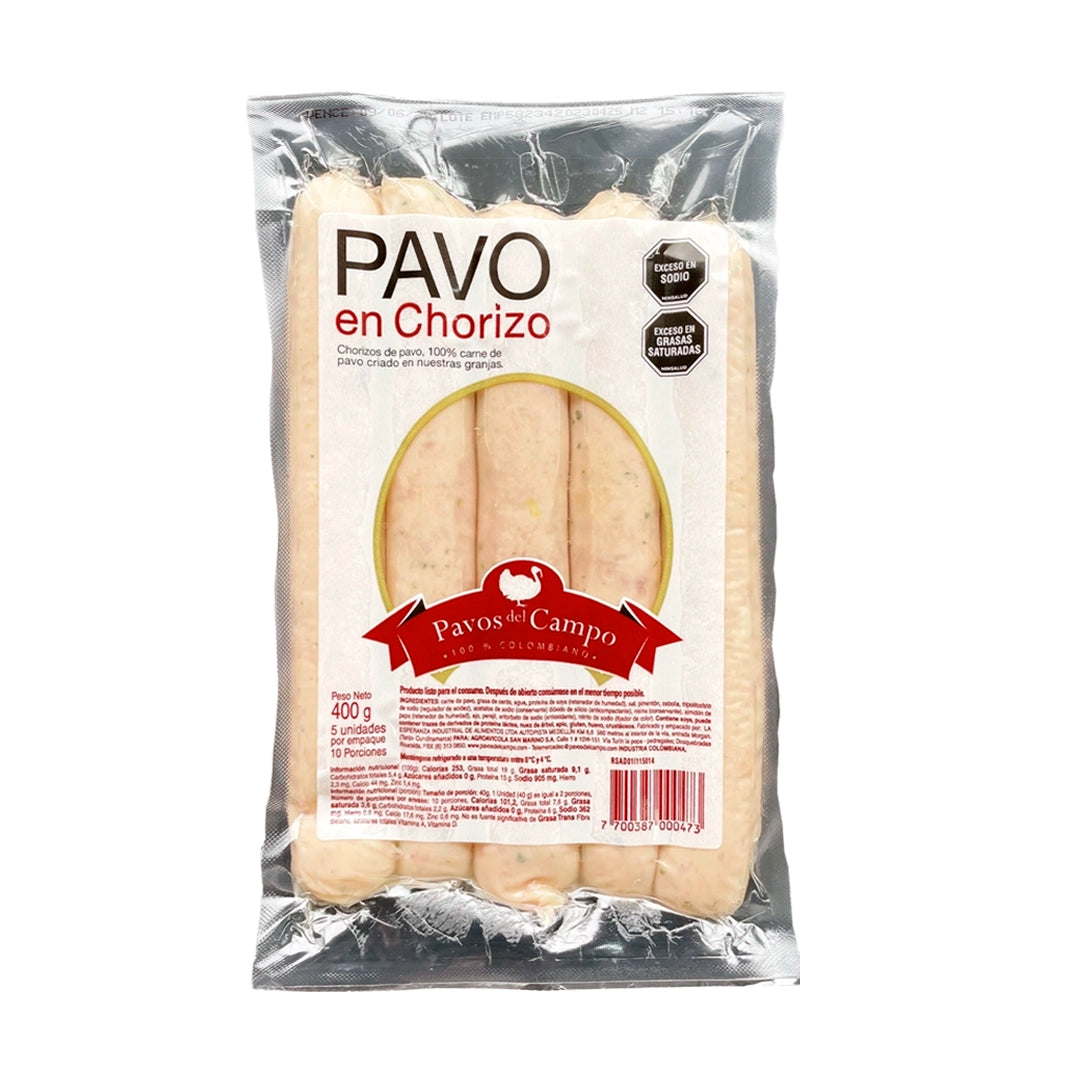 Chorizo de Pavo Pavos del Campo