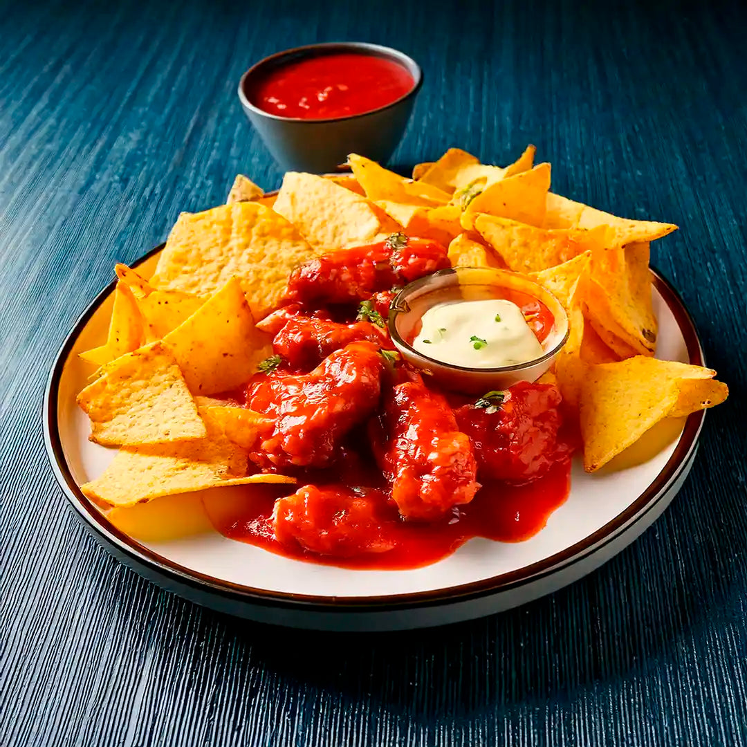 Trocitos de Ala en Salsa Picante Pavos del Campo